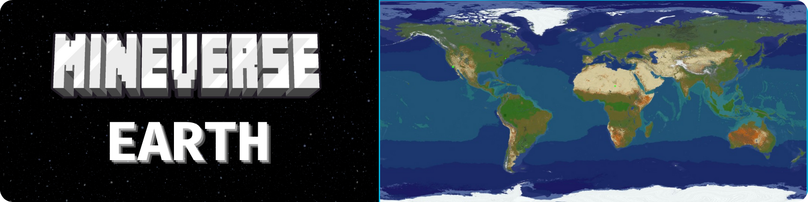 Minecraft's earth map